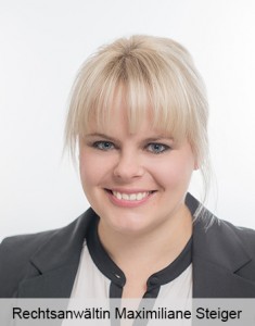 Rechtsanwältin Maximiliane Steiger Familienrecht Strafrecht Ordnungswidrigkeiten Allgemeines Zivilrecht